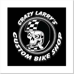 CRAZY LARRY'S SKULL Posters and Art